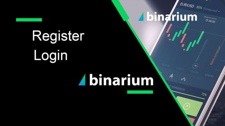 Како да се регистрирате и најавите сметка во Binarium