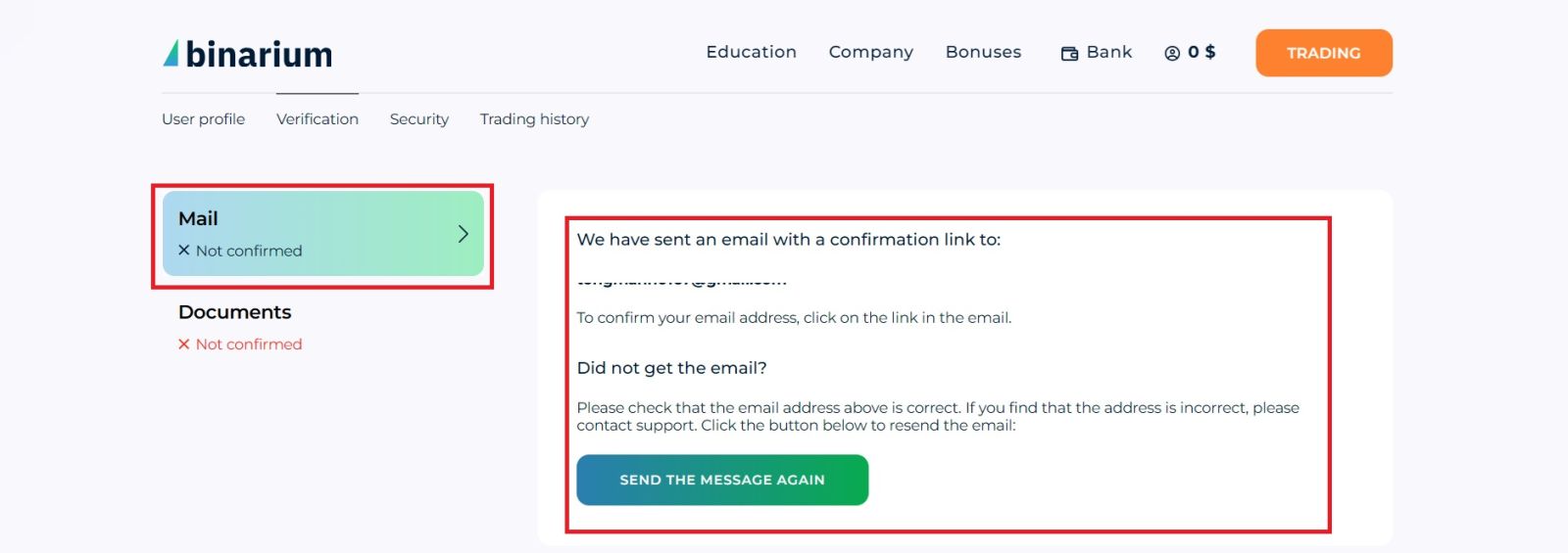 Binarium հաշվի ստուգման գործընթաց 2026. Ինչպես հեշտությամբ ավարտել KYC-ը