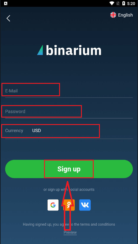 Cách tải xuống và cài đặt ứng dụng Binarium cho điện thoại di động (Android) Cách tải xuống và cài đặt ứng dụng Binarium cho điện thoại di động (Android)
