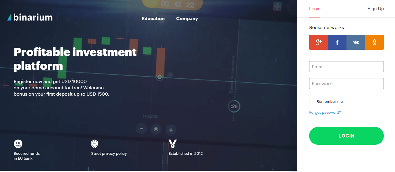 Jinsi ya kuingia na kuanza biashara chaguzi za binary huko Binarium Jinsi ya kuingia na kuanza biashara chaguzi za binary huko Binarium